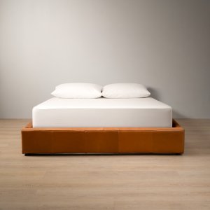 montanelle-leather-bed-base-queen-tan