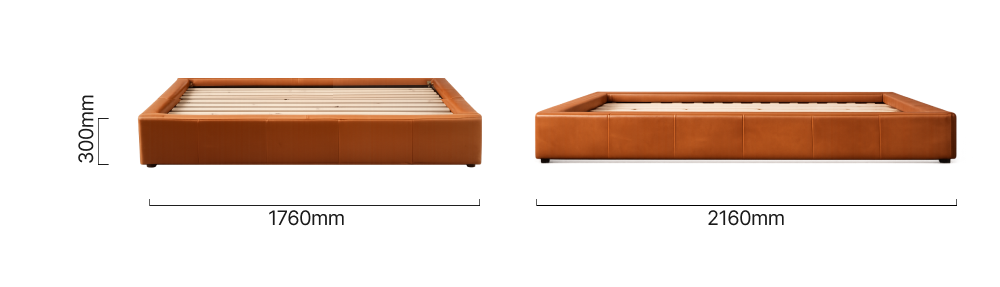 Montanelle-Bed-Base-Queen-tan-dimensions