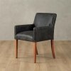 Sandton Leather Dining Chair Blackwood Midnight