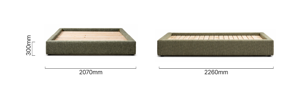 montanelle-fabric-bed-base-green-dimensions