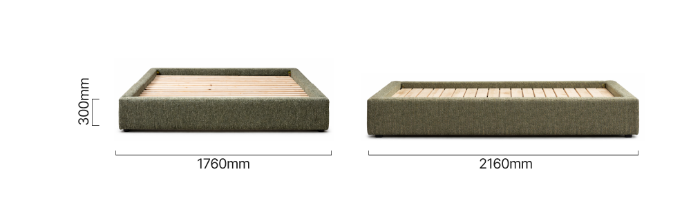 montanelle-fabric-bed-base-green-dimensions