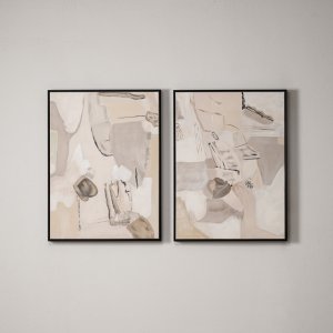 Timeless Veil Framed Wall Art Set of 2