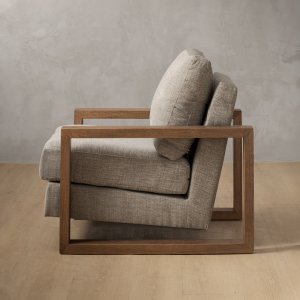 Dravenso Fabric Armchair Forest Ash