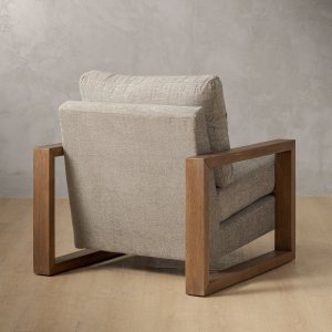 Dravenso Fabric Armchair Forest Ash