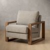Dravenso Fabric Armchair Forest Ash