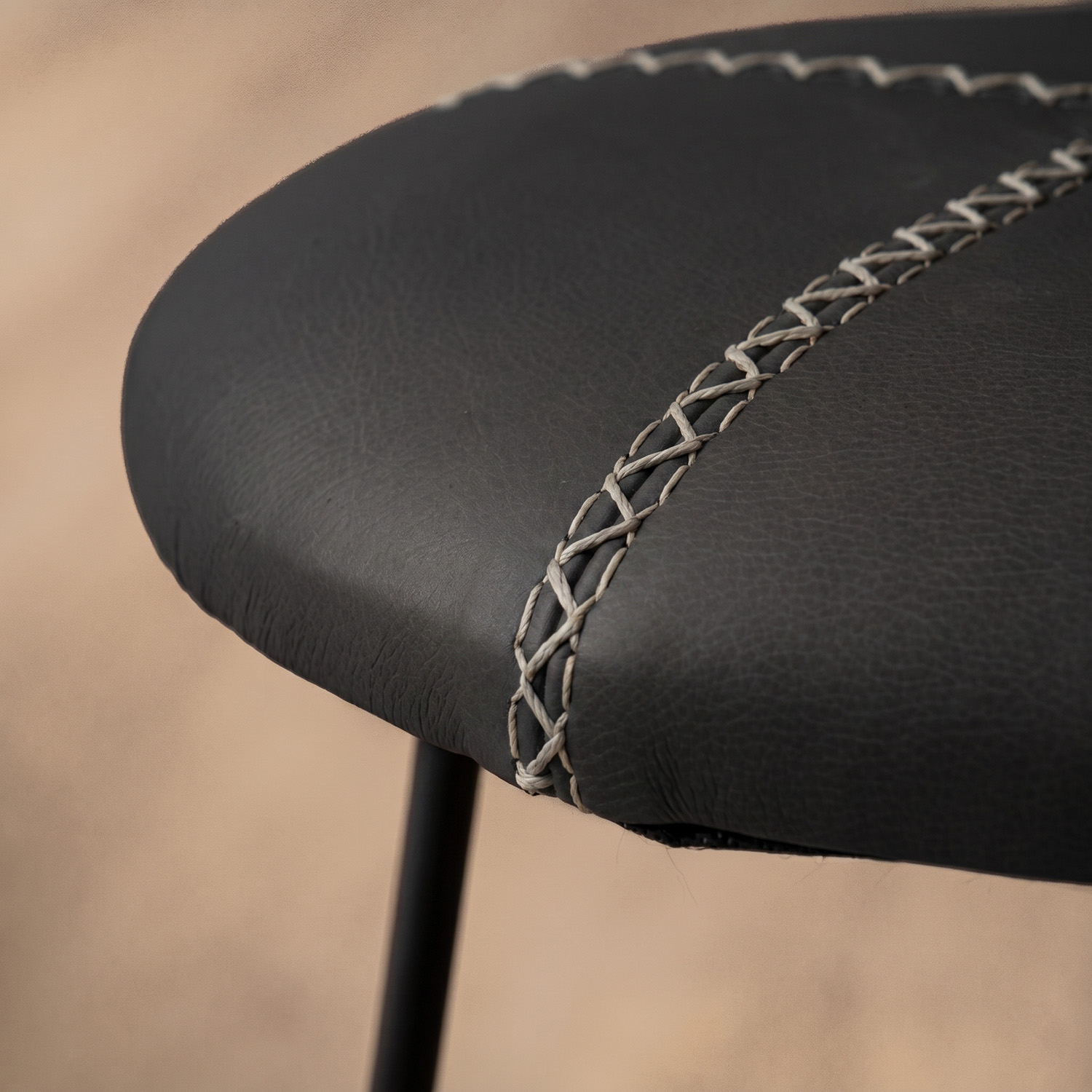 Delaire Leather Counter Bar Stool | Incanda Furniture
