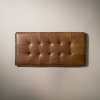 Ravelin Queen Leather Headboard Cinnamon