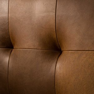 Ravelin Queen Leather Headboard Cinnamon