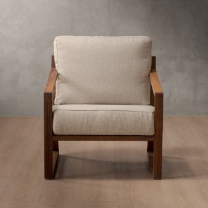 Clarens Fabric Armchair Blackwood Oats