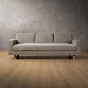 Clarkson 3-Seater Fabric Couch Forest Ash