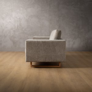 Clarkson 3-Seater Fabric Couch Forest Ash