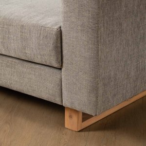 Clarkson 3-Seater Fabric Couch Forest Ash