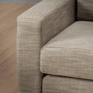 Clanwilliam 4-Seater Fabric Couch Stone Pixels