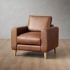 Hamlet Leather Armchair Butterscotch