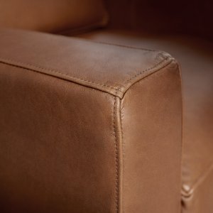 Hamlet Leather Armchair Butterscotch