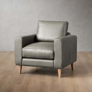 Hamlet Leather Armchair Pepper