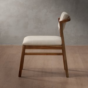 Jozi Fabric Dining Chair Blackwood Pumice Stone