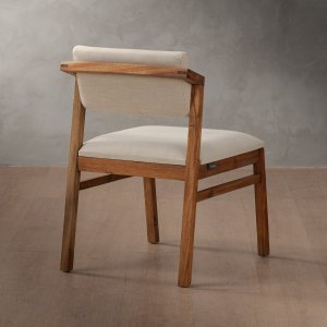 Jozi Fabric Dining Chair Blackwood Pumice Stone