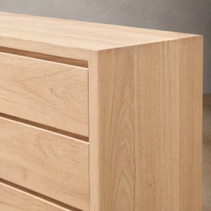 Linear Chest of Drawers - Oak