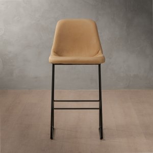 Wembly Leather Counter Bar Chair Desert