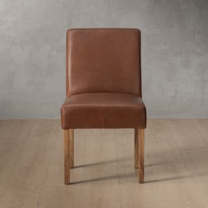 chunky leather dining chair blackwood curry