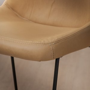 Wembly Leather Counter Bar Chair Desert