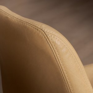 Wembly Leather Counter Bar Chair Desert