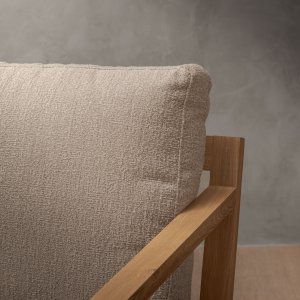 Clarens Fabric Armchair Cumin Oak