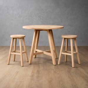 Rhodes Dining Stool Oak