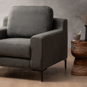 Tulbagh Fabric Armchair Juniper Graphite