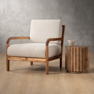 Vrede Fabric Armchair Blackwood Sea Sand