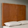 Ladysmith Headboard-Queen-Leather Ginger