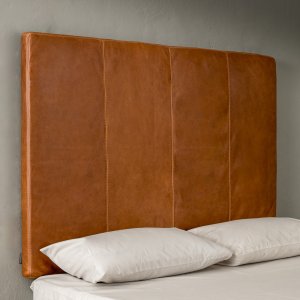 Ladysmith Headboard-Queen-Leather Ginger