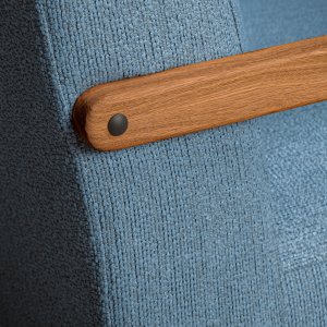 Palmiet Armchair-Fabric Sapphire Blue