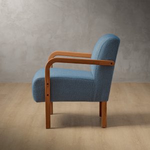 Palmiet Armchair-Fabric Sapphire Blue