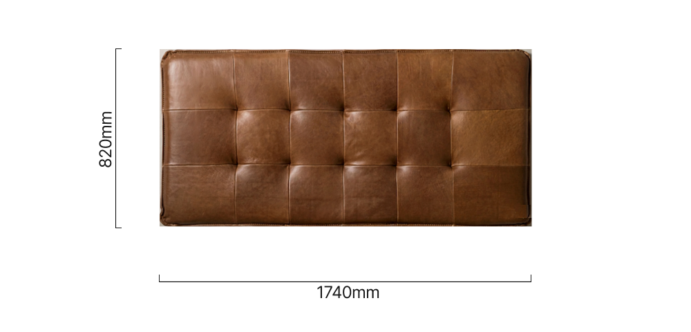 Ravelin Queen Headboard Cinnamon Dimensions