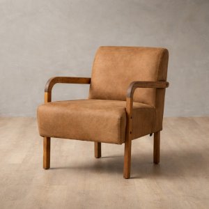 Palmiet Armchair BW Caramel for Factory Sale