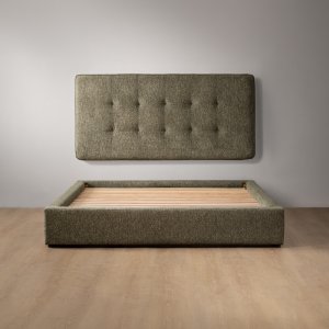 Ravelin Montanelle Bed King XLStoneweave Green