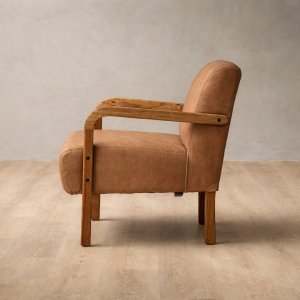 Palmiet Armchair BW Caramel for Factory Sale