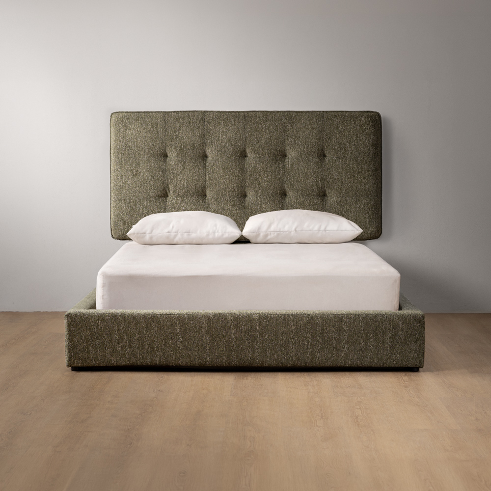 Ravelin Montanelle Bed King XLStoneweave Green