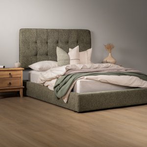 Ravelin Montanelle Bed King XLStoneweave Green
