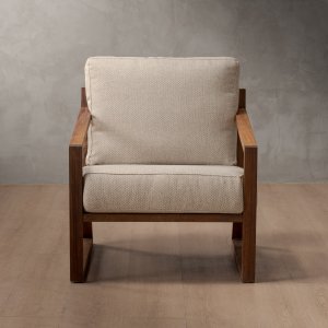 Clarens Fabric Armchair Blackwood Oats