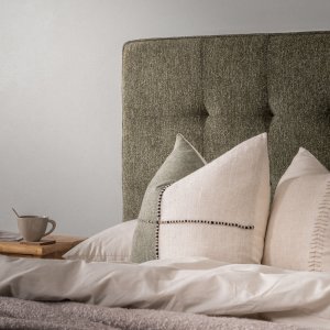 Ravelin Montanelle Bed King XLStoneweave Green