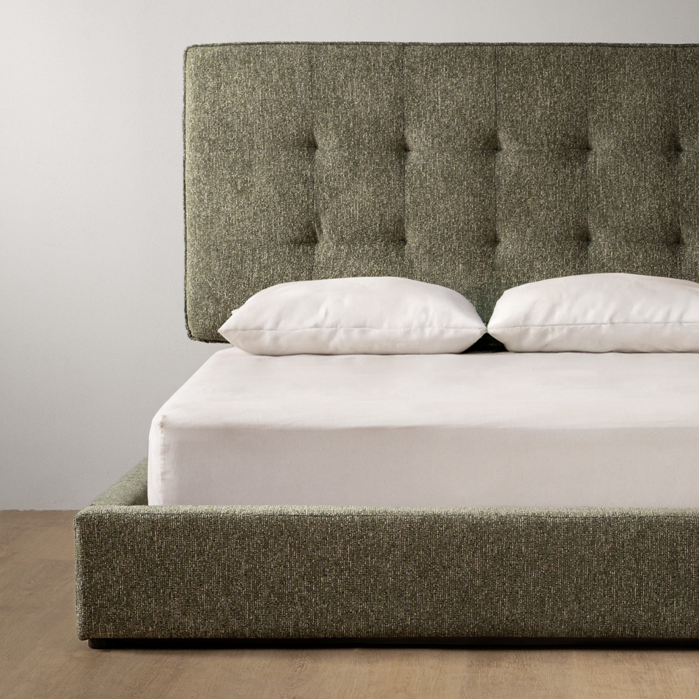 Ravelin Montanelle Bed King XLStoneweave Green