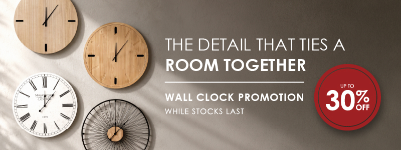Wall Clock Promotion Mobile Banner