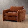 Mokoro Fabric Armchair Rust Wave