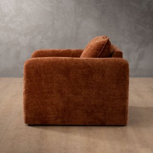 Mokoro Fabric Armchair Rust Wave