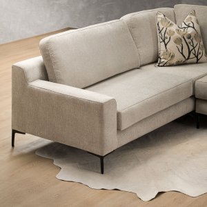 Tulbagh Fabric Corner Couch Dusted Taupe