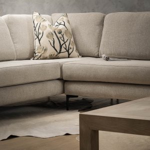 Tulbagh Fabric Corner Couch Dusted Taupe