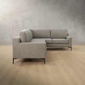 Tulbagh Fabric Corner Couch Right Forest Ash